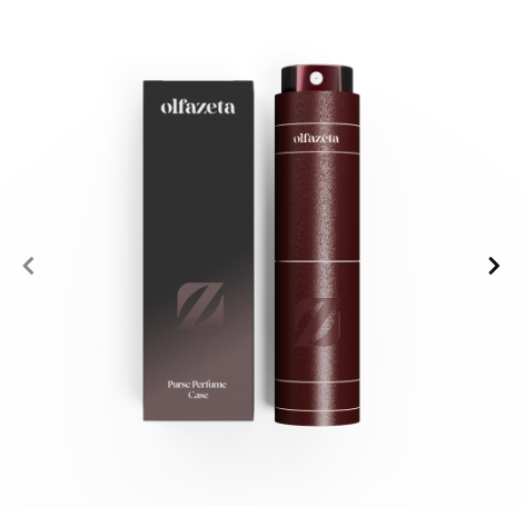 Étui à parfum "Timeless" bordeaux
