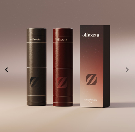 Étui à parfum "Timeless" bordeaux
